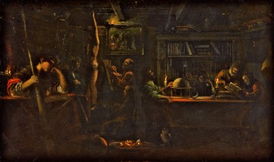 Minerva as patroness of Arts and Sciences by Adam Elsheimer